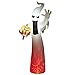 SUPERJARE 8 Ft Halloween Inflatable Ghost, Blow up Flashing Flame Decoration with LED Light, Indoor & Outdoor, Yard & Lawn Decor