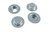 (4) 3/4" Push On Axle Cap Nuts Wheel Retainers
