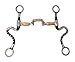 AJ Tack Wholesale Calvary Swivel Cheeks Horse Bit Hinged Low Port Correction Mouth Copper Rollersthumb 2