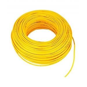 Kalinga Plus _1.5 mminsulated Copper PVC Cable Wire Length: 90 Meters (Yellow)
