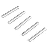 F-ber 5pcs High Purity 99% Magnesium Rod Element Metal Fire Starter Survival Emergency Rods Ingot- 5" Long x 5/8"/D16mm x L128mm Well Sparks for Camping, Hiking