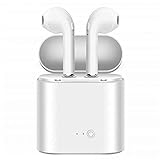 Headphones, Waterproof Sport Earphones, HiFi Bass Stereo Sweatproof Earbuds w/Mic, Noise Cancelling Headset for Workout, Running, Gym