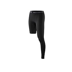 Jonscart One Leg Compression Tights Long Pants