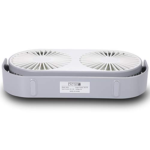 9 Inch Mini USB Desk Fan. 3 Speeds, 10 Fan Blades, Dual Modes with Aromatherapy Box，USB Powered ONLY, Perfect Fan for The Office and Home