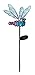 Regal Art & Gift 11240 Mini Dragonfly, Blue Solar Stake