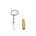 TUTUN 5x Bullet Shape Metal Snuff Spoon 52MM Sniffer Snorter Shovel Portable Key Chain FREE FUNNEL