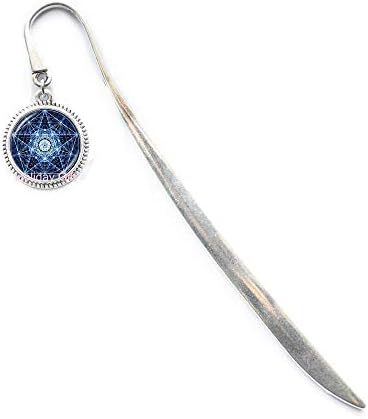 Fashion Bookmark,Pentagram Bookmark, Wiccan Jewellery, Pentacle Bookmark, Pagan Jewelry, Wicca Bookmark, Witch Jewellery, Gothic Halloween Jewellery,H055