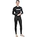 Realon Wetsuit Men 3mm Open Water Triathlon Wetsuits Smooth Skin Trisuit Ironman Wear Surfing Suit Jumpsuit (Large)