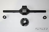 SSD RC Wide Diamond Centered Rear Axle for Yeti (Black)
