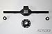 SSD RC Diamond Centered Rear Axle for Axial Wraith (Black)
