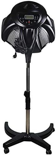 Professional Salon Spa Rolling Hair Steamer Conditioner Color Processor Salon Hair Steamer 800w Professional Color Conditioning Treatment Spa Equipment with Rolling Stand Strong Base Hooded,Black