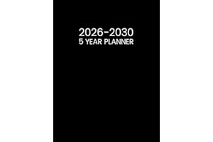 5 Year Planner 2026-2030: Five Years Calendar From January 2026 to December 2030 - Two Pages Per Month || 60 Months Schedule 