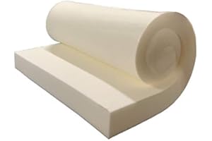 GoTo Foam 4" Height x 22" Width x 66" Length 44ILD (Firm) Upholstery Cushion Made in USA