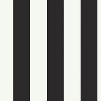 York Wallcoverings Disney Kids Silk Stripe Removable Wallpaper, Black/White