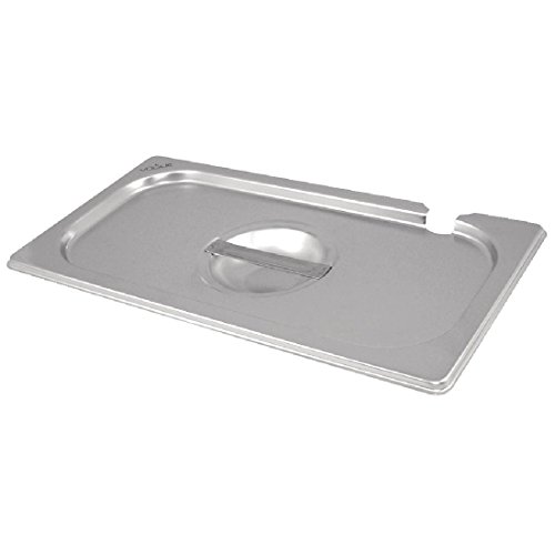 Vogue Stainless Steel 1/9 Gastronorm Notched Lid - Food Container Cover CB176