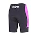 beroy Womens Bike Shorts With 3D Gel Padded,Cycling Women's Shorts With Mesh, Dark Purple, XXL