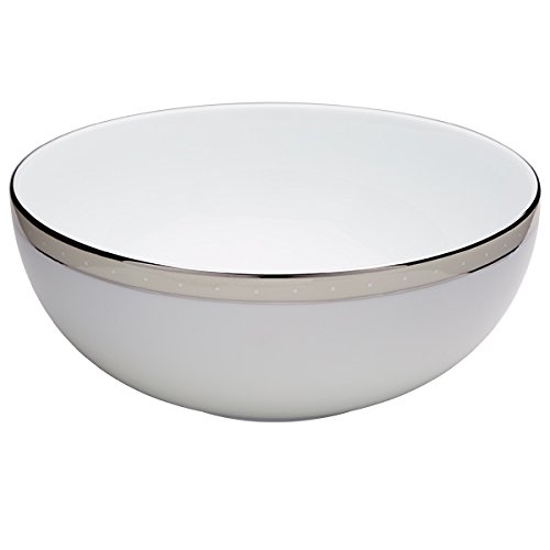 Fairmont & Main Jolie-Salad Bowl, Porcelain, Beige, 23.5 x 23.5 x 9.5 cm