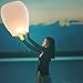 rekon 5 Pack Chinese Lanterns, 100% Biodegradable Eco Friendly Sky Lanterns for Birthdays, Parties, New Years, Memorial Ceremonies and More