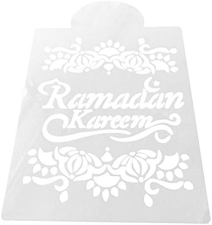 Wetour Mubarak Ramadan Wedding Cake Stencil, Muslim Cake Decorating Tool