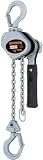 Harrington LX Lever Hoist, Hook Mount, 1/2 Ton Capacity, 10' Lift, 9.7" Headroom, 7.1" Lever Length, 0.9" Hook Opening