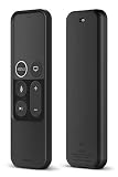 elago R2 Slim Case Compatible with Apple TV Siri Remote 4K / 4th Generation (Black) - Anti-Slip, Slim Fit, Durable Material, Scratch-Free Silicone, Shock Absorption