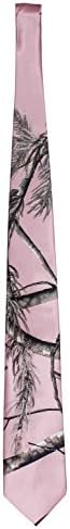 iLovewedding Handmade Camouflage Neckties Regular Width Long Neckties For men With Cufflinks (Pink)