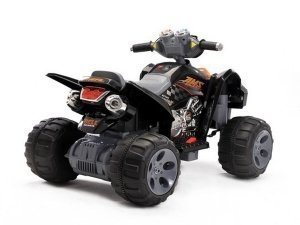 Kids QUAD ATV 4 Wheeler Ride On Power 2 Motors 12V Traction Wheels Black - Thumbnail 3