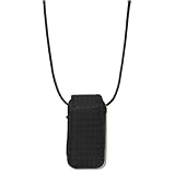 Fashion Pendant Necklace Holder for Fitbit Flex, Fitbit One, Misfit Shine, Withings Pulse O2, Sony Smartband. black necklace