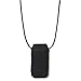 all4fit Fashion Pendant Necklace Holder for Fitbit Flex, Fitbit One, Misfit Shine, Withings Pulse O2, Sony Smartband. Black Necklace