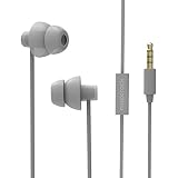 MAXROCK Sleeping Headphones, in-Ear Soundproof Earplug Soft Earbuds with Mic Noise Cancelling Sleep Earphones Earpods for Side Sleeper, Insomnia, Snoring, Air Travel, Bedtime Listening... (Gray)