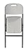 Sandusky Lee FPC182035 Resin Folding Chair with Molded Seat and Back, White (Pack of 4)