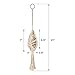 Mkono 2 Pcs Mini Macrame Plant Hanger Nest Air Plant Holder Boho Wall Hanging Planter Modern Indoor Home Decor for Succulent, Tillandsia, Crystal, Wall Decorations