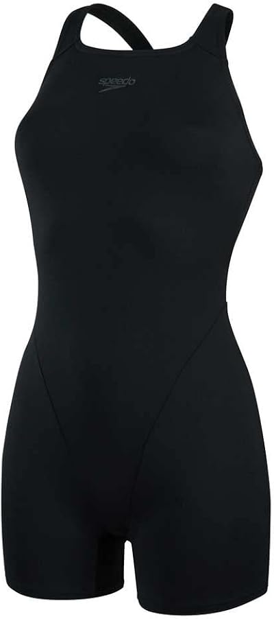 Speedo Women’s Eco Endurance+ Legsuit Swimsuit Chlorine Resistant Black