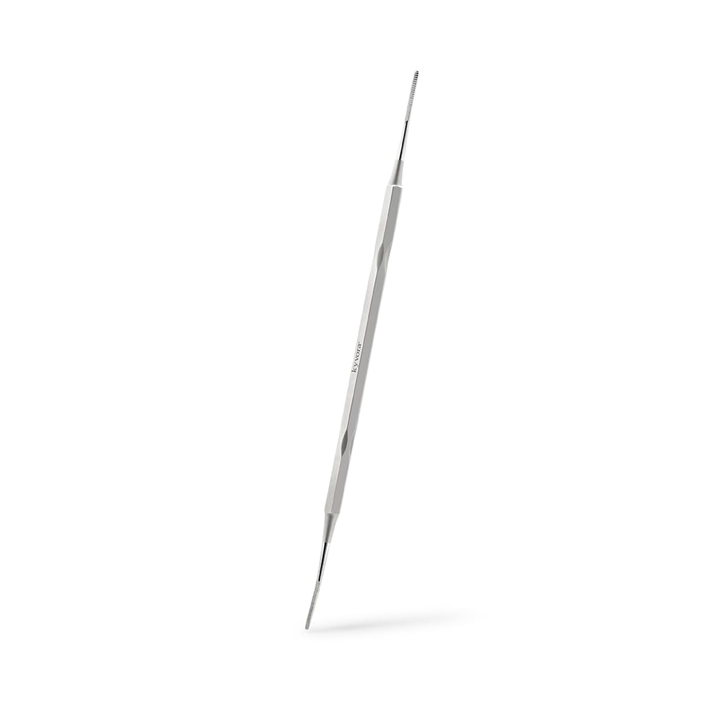 KYVORA Double Ended Ingrown Toenail File, Stainless Steel Ingrown Toenail File, Professional Pedicure Tool for Ingrown Toenail Correction
