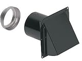 Steel baked black enamel finish for durability and long life that stands up to the elements (not for use with dryers)