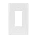 ENERLITES Decorator Light Switch or Receptacle Outlet Wall Plate, Over-Size 1-Gang 5.5