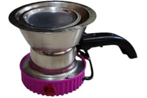 Electric Steel Dhoop Dani/Incense Burner – Heavy Duty Coil with Sturdy Handle | Multipurpose Camphor, Dhoop & Aroma Diffuser 