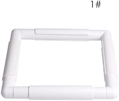 Plastic Embroidery Frame Cross Stitch Hoop Square Sewing Cross DIY Craft Tool