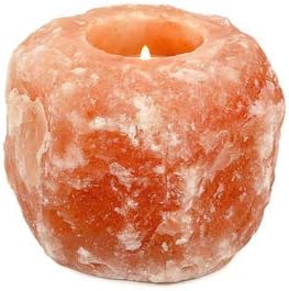 AMBAR Natural Himalayan Salt Tea Light 1pc Candle Holders