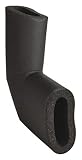 2-5/8" x 59/64" Elastomeric Elbow Pipe Fitting Insulation, 3/4" Wall
