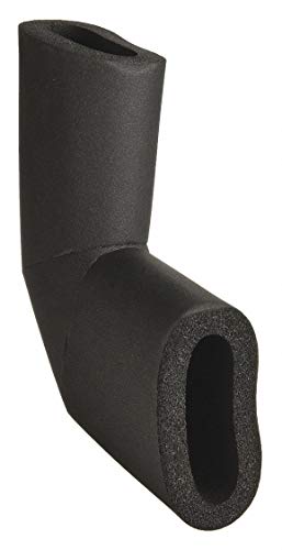 2-5/8" x 59/64" Elastomeric Elbow Pipe Fitting Insulation, 3/4" Wall