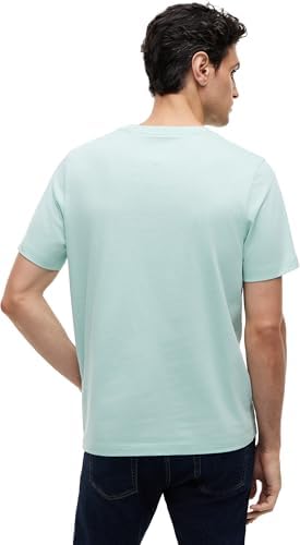 Herren T-Shirt Kurzarm Brand Love Mono Stack aus Baumwolle, Grün (Crushed Mint), M