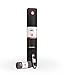 Manduka PRO Yoga Mat (Black), eQua Hand Yoga Towel (Thunder) and Carrying Strap (Thunder)