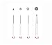 YEHAM Semi-Permanent Makeup Round Microblade Needles Manual Fog Needle Eyebrow Tattoo Needle 4 Different Types R3 R5 R7 R21 Pack of 100