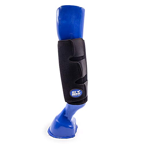 Ice Horse Single Tendon Leg Wrap for Equine Therapy - Comes with 2 Ice Packs - Thumbnail 3
