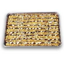 Athens Foods Chocolate Almond Roll Baklava - Dessert -- 45 per case.
