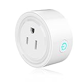 Mini Smart Plug, Aimimami Wifi Plug,Smart Home Devices Works with Amazon Alexa and Google Home, Remote Control Anywhere, no hub required(1 pack)