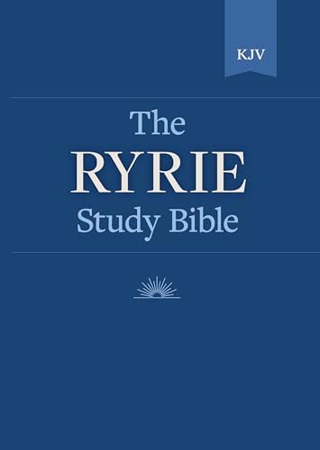 The Ryrie NAS Study Bible Genuine Leather Black Red Letter (New
