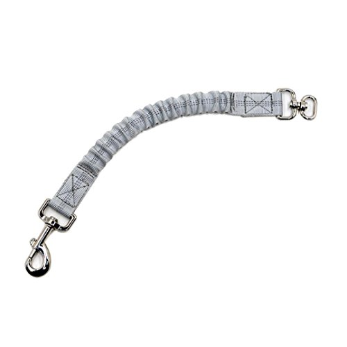 Binmer(TM) Pet Dog Traction Fluorescent Extension Rope Reflective Elastic Leash Extended Rope (M, Gray)