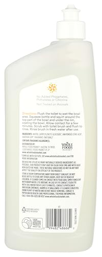 365 BY WHOLE FOODS MARKET, CLEANER TOILET BOWL CITRUS, 24 FL OZ